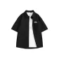 [Ice Silk Sun Protection Shirt]Black (White Gradient Chest Logo)