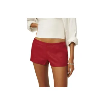 REFORMATION June Low Rise Linen Short Casual Shorts Women's