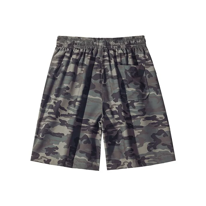 HOKLV Casual Shorts Unisex Camouflage-1