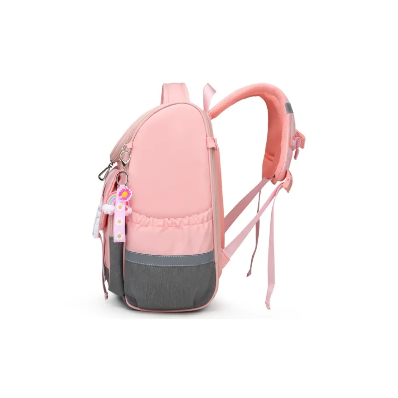 EDISON Oxford Student Bag Kids' Light Pink/Light Purple/Royal Blue-2