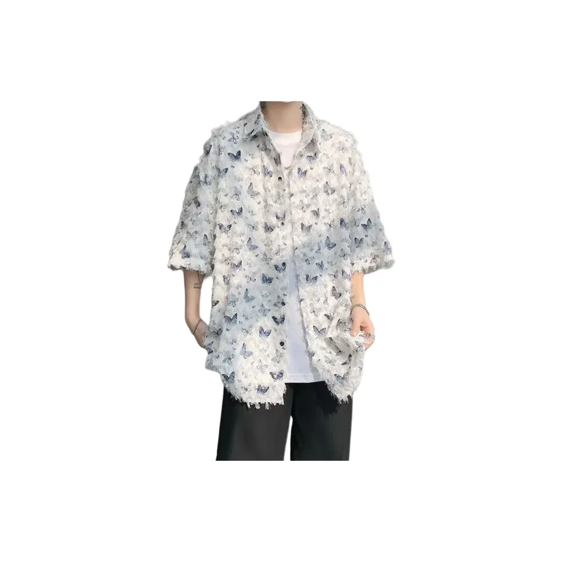 REXSHION Shirts Unisex Blue-0