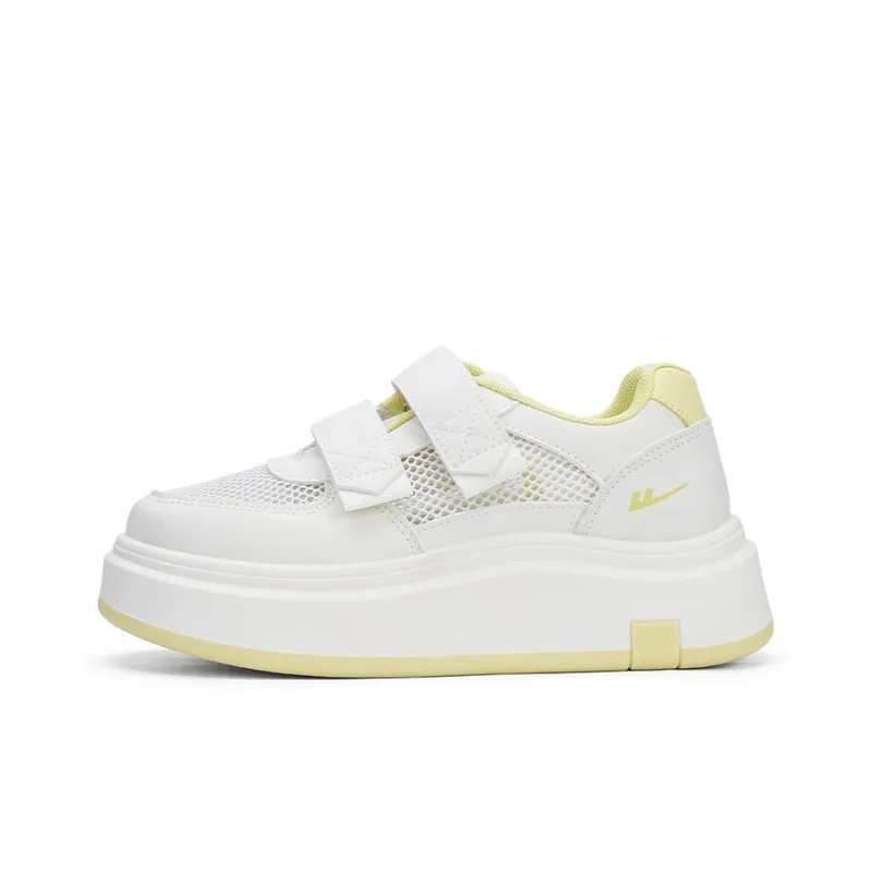Warrior Abrasion Resistant Slip Resistant Low Top Casual Shoes Women's Beige Yellow-0