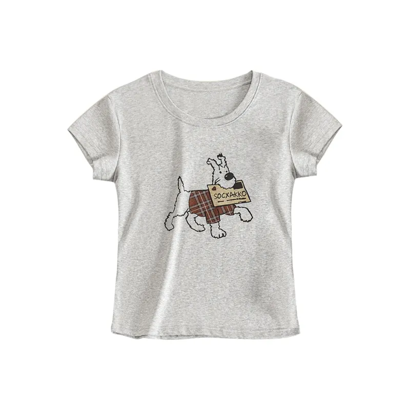 TOUCH T Shirt Women's Light Gray-0