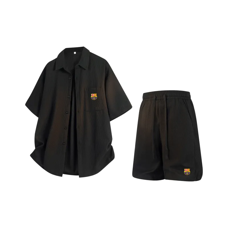 FCB ARCELONA Casual Sportswear Unisex 2 Piece Set-2