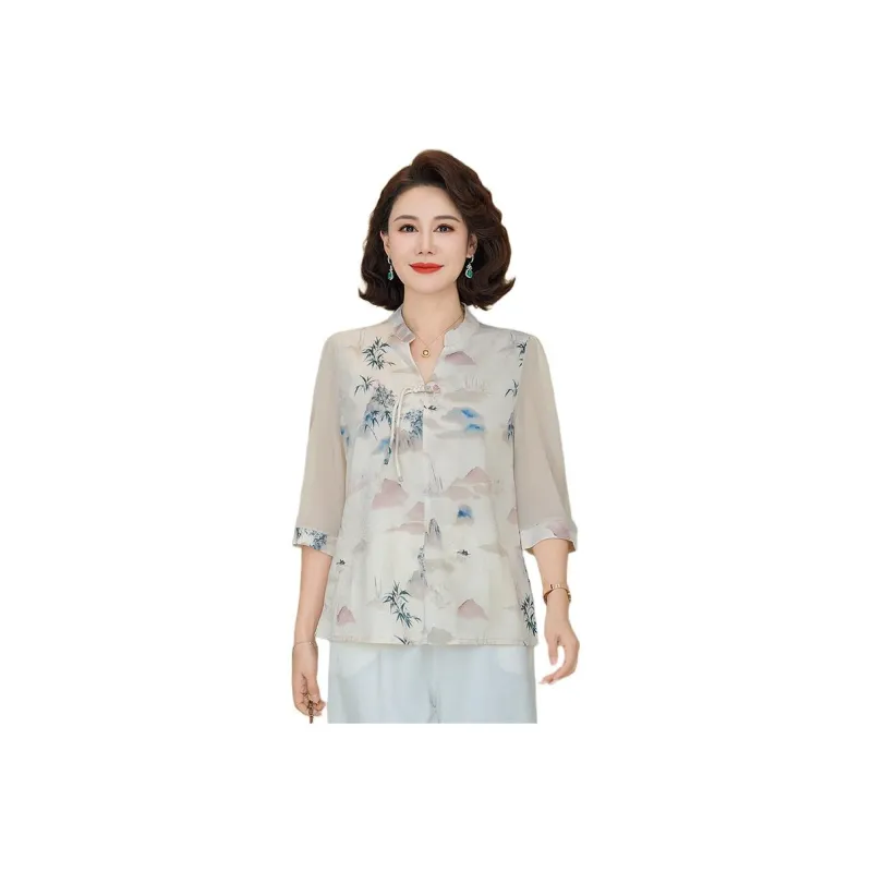 PIERRE CARDIN Chiffon Shirt Women's-3