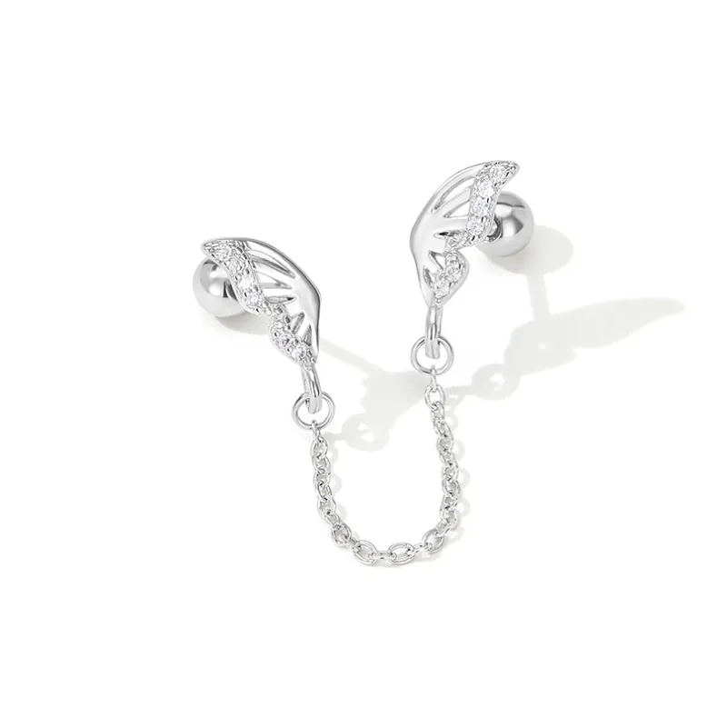 Lady Go Titanium Steel Earrings Women's-2