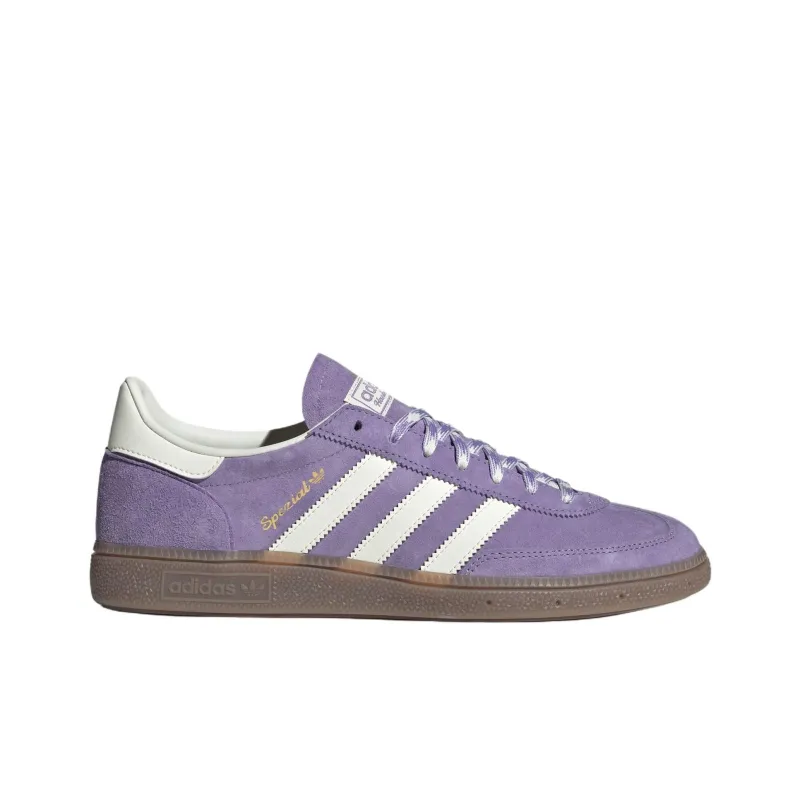 Adidas Originals HANDBALL SPEZIAL Anti Slip Wear Resistant Low Top Skateboard Shoes Unisex Purple White-1