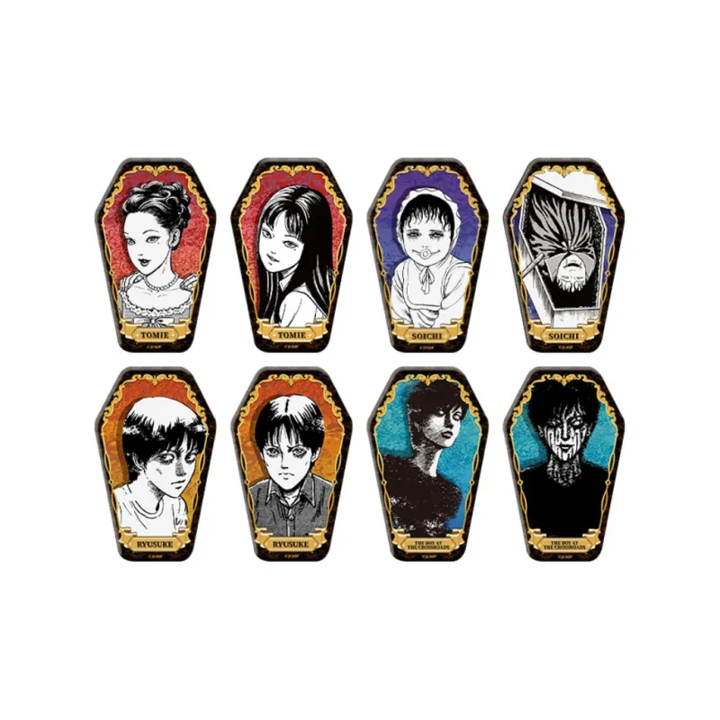 Nullset Ito Junji Obsession Irregular Shape Glow in The Dark Collection Badges-0