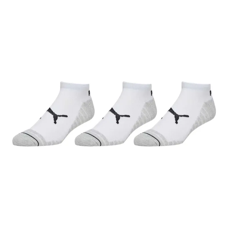 PUMA Select Ankle Socks Men's 3 Pack White-1
