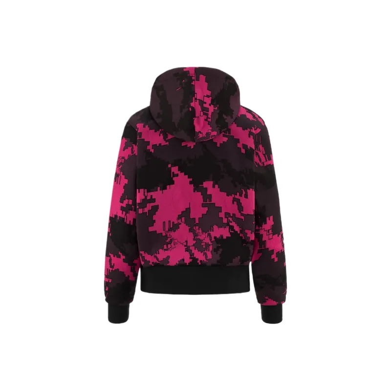 Kappa Jacket Women's Black Rose Red-1