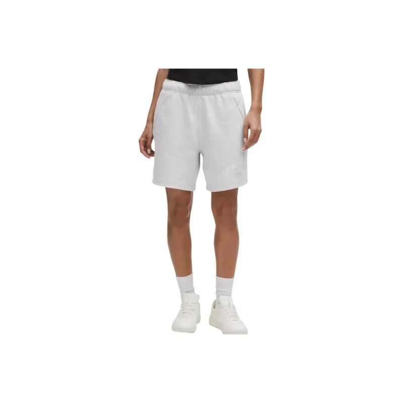 Lululemon Scuba Casual Shorts 7 Inches Women's Gray Heathered Core Ultra Light Grey-0