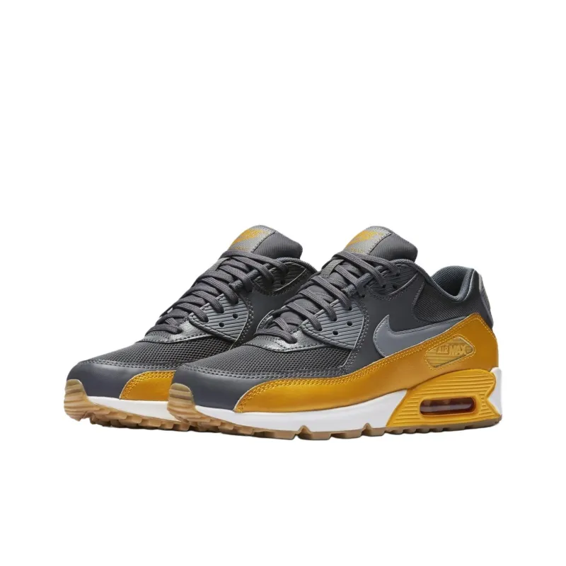 Nike Air Max 90 Anti Slip Wear Resistant Low Top Casual Shoes Women's Gray-1