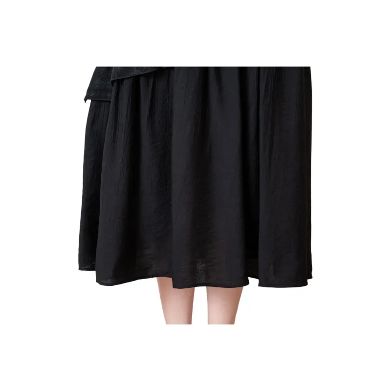 BANANA BABY Slip Dresses Women's Black-3