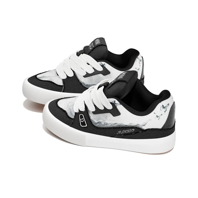MINISO Skateboard Shoes Ink Black-3