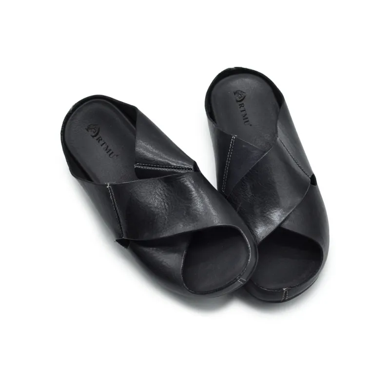 ARTMU PVC Polyvinyl Chloride Quick Dry Slide Slippers Women's-3