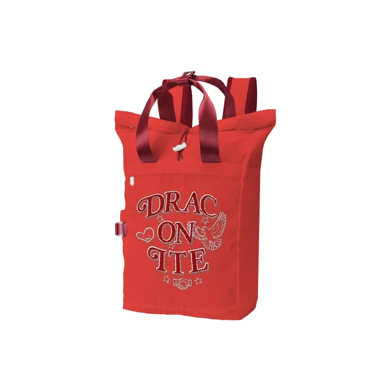 DRACONITE Polyester Backpack Unisex Red-6