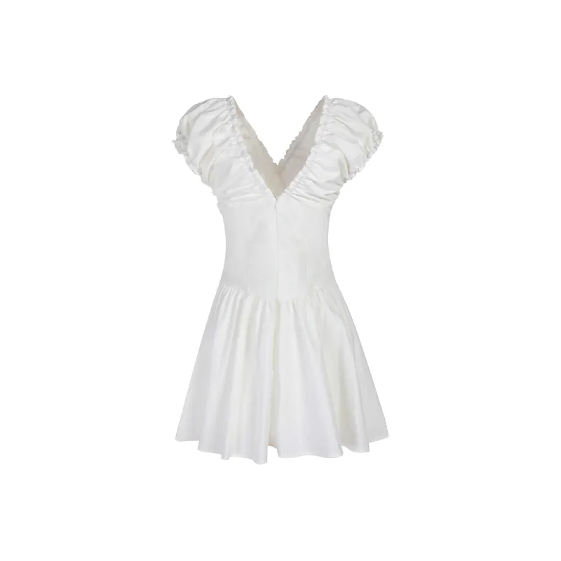GUOZHEN Short Sleeved Dress Women's-11