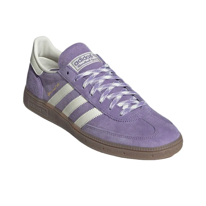 Adidas Originals HANDBALL SPEZIAL Anti Slip Wear Resistant Low Top Skateboard Shoes Unisex Purple White-2