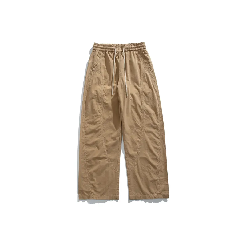 WOOD SOON Japanese Style Versatile Trendy Brand 100% Cotton Cargo Pants Unisex-17