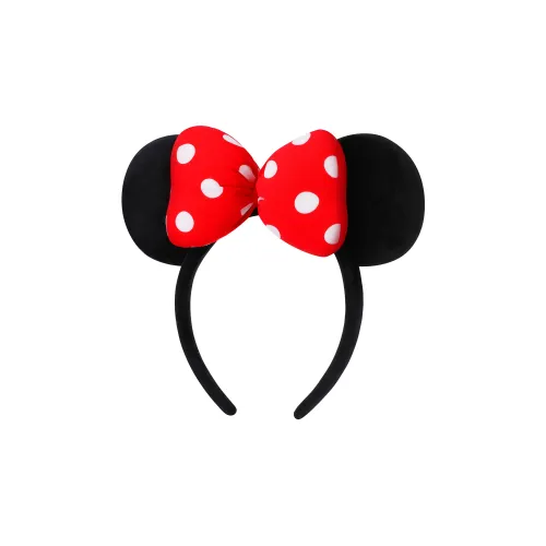 Disney Minnie Series Polyester Headbands Women's Red Black