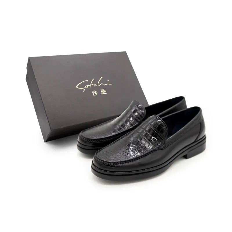 Satchi Dress Shoes, Loafers Men's Black-1