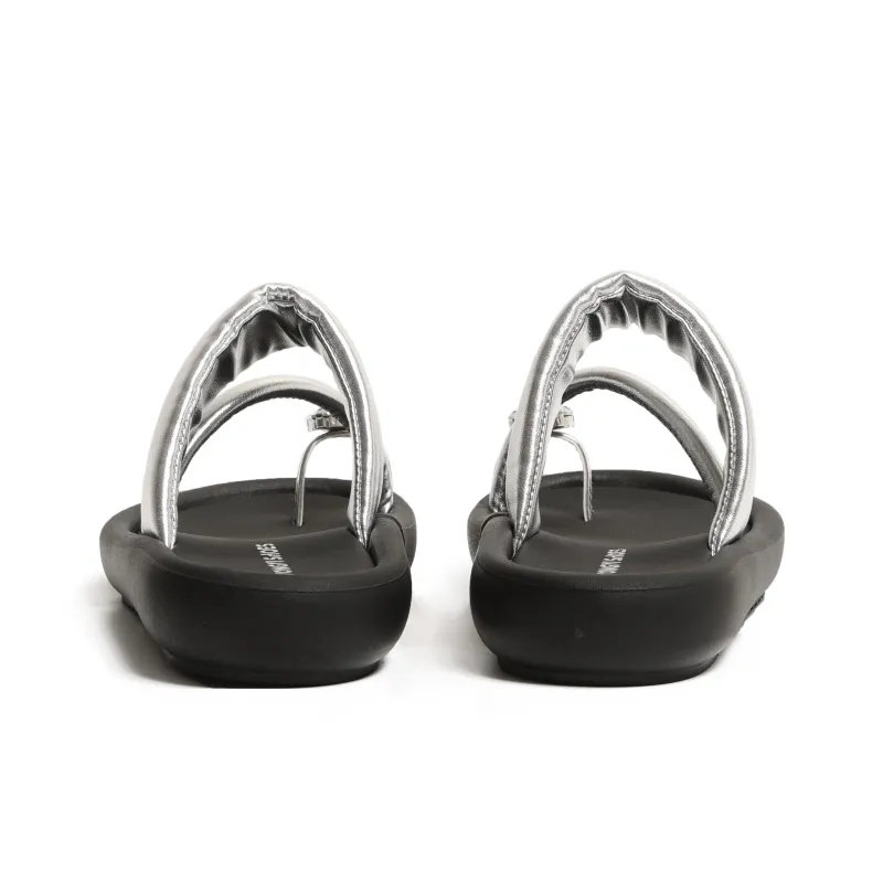 NUNZ Rubber Sole Odor Resistant Slide Slippers Women's-3