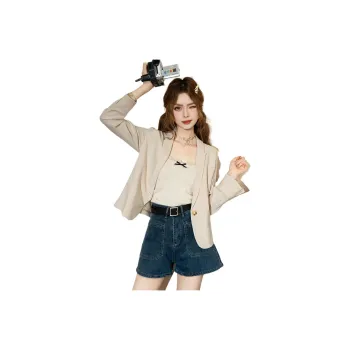 FAWENXIANGZI Summer Business Suit Loose Fit Women's