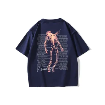 FONDLOOK T Shirts Unisex Navy Blue