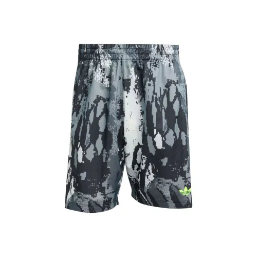 Adidas Originals Archive SS25 AOP Sports Shorts Men's Gray/Black/White/Green