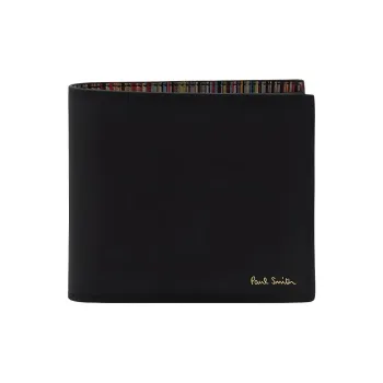 Paul Smith Leather Wallet Men's Black