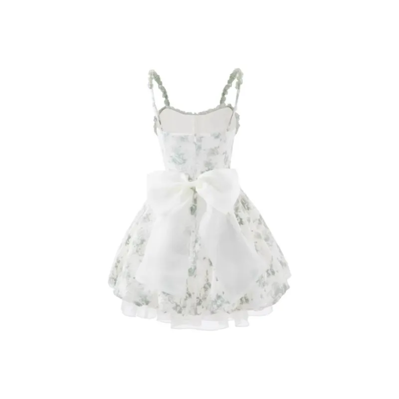 GUOZHEN Slip Dresses Women's Green-1
