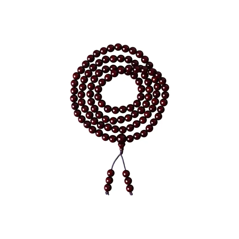 GUMUJIANG Small Leaf Red Sandalwood Bracelets Unisex-5