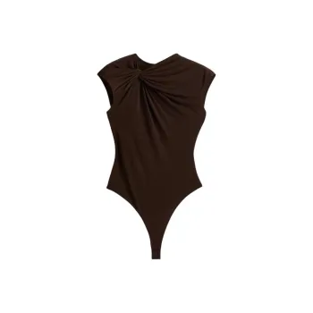 H&M Bodysuits Women's Dark Brown