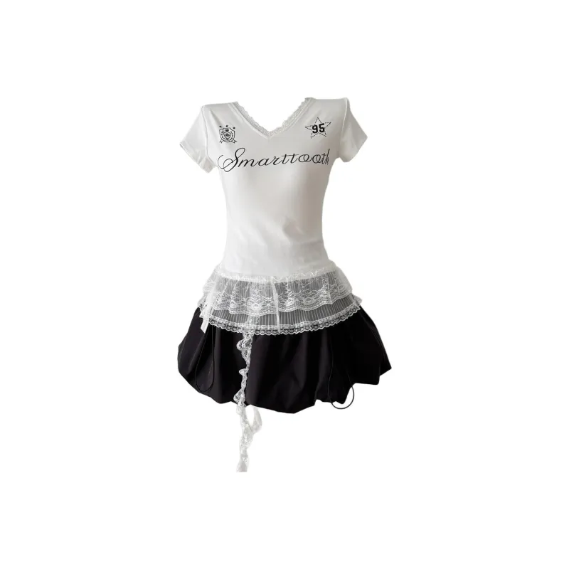 AHDO Two Piece Skirt Sets Women's-0