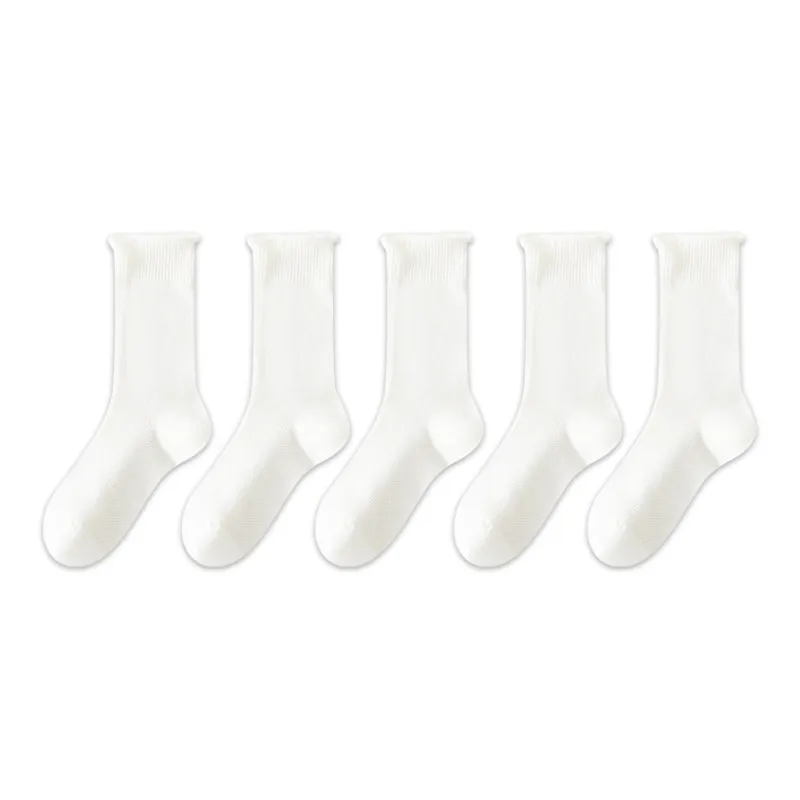 AUGUST Mid Calf Socks Women's 5 Pack-16