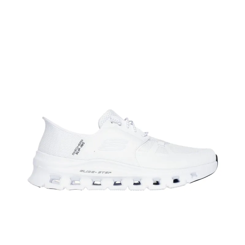 Skechers Glide Step Low Top Training Shoes Men's White-1