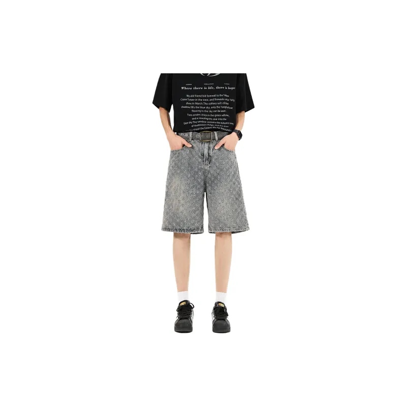Pallsupol Denim Shorts Unisex-0