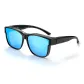 Bright Black Polarized Blue Lens