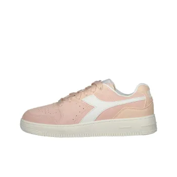 Diadora Anti Slip Wear Resistant Low Top Skateboard Shoes Women's Light Pink