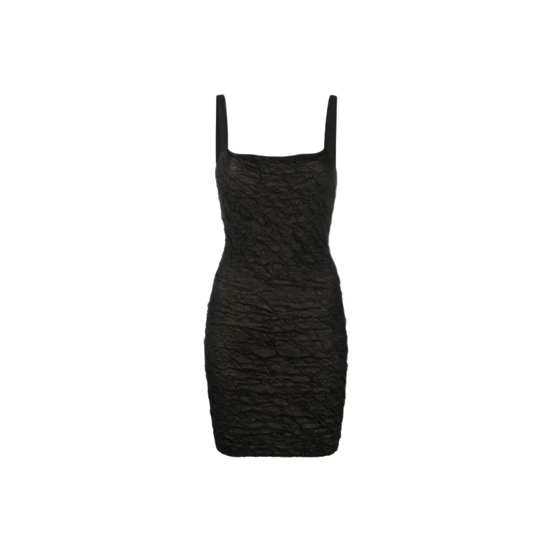 BALMAIN FW22 Sleeveless Dress Women's Black-0