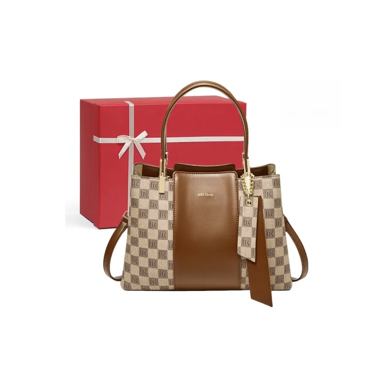 CNNCOO PVC Tote Handbag Women's Khaki-0