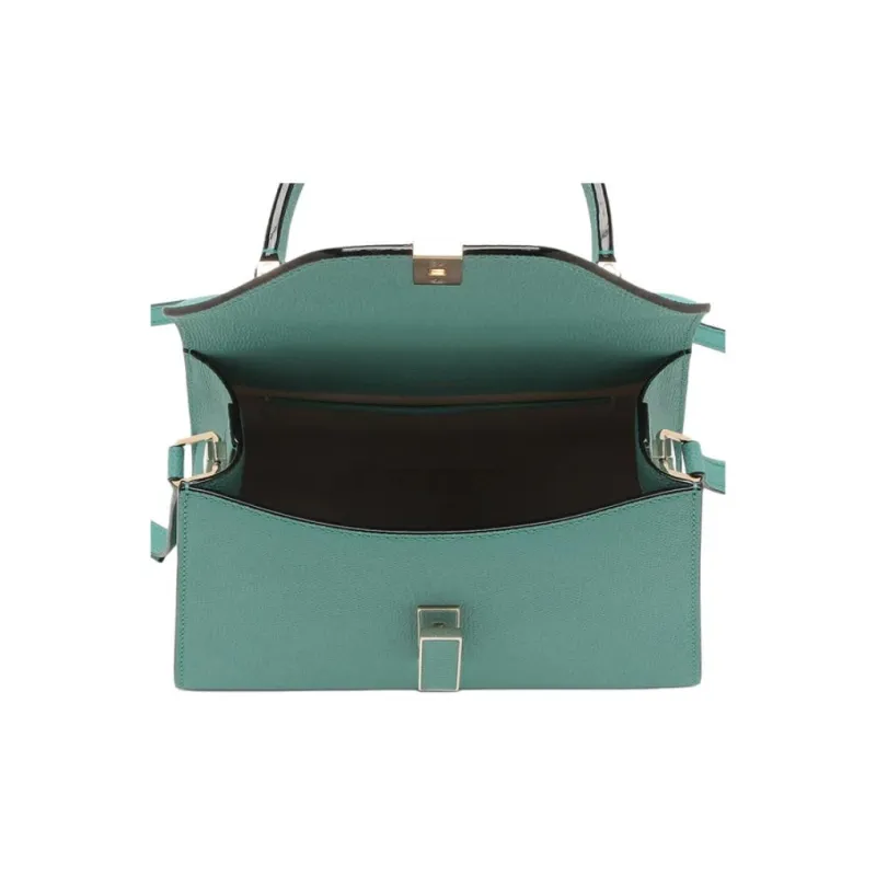 Valextra Iside Calfskin Shoulder Bag, Crossbody Bag, Handbag Mini Women's Lake Green-5