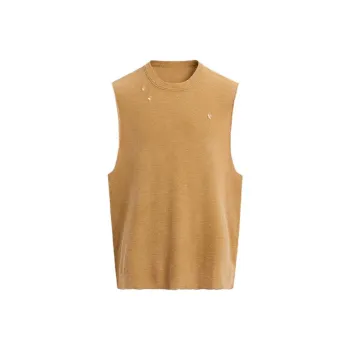 ZARA Tank Tops Men Mustard