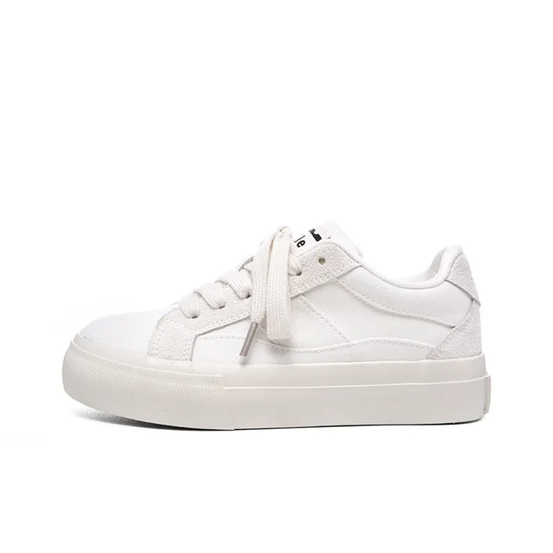Ordifen Low Top Canvas Shoes Women's White-0