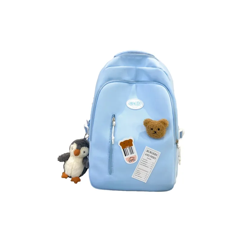 Travel Nylon Backpack Women's Multicolor-12