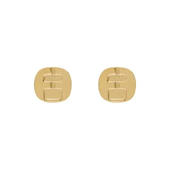 FERRAGAMO Brass Earrings Women's Gold