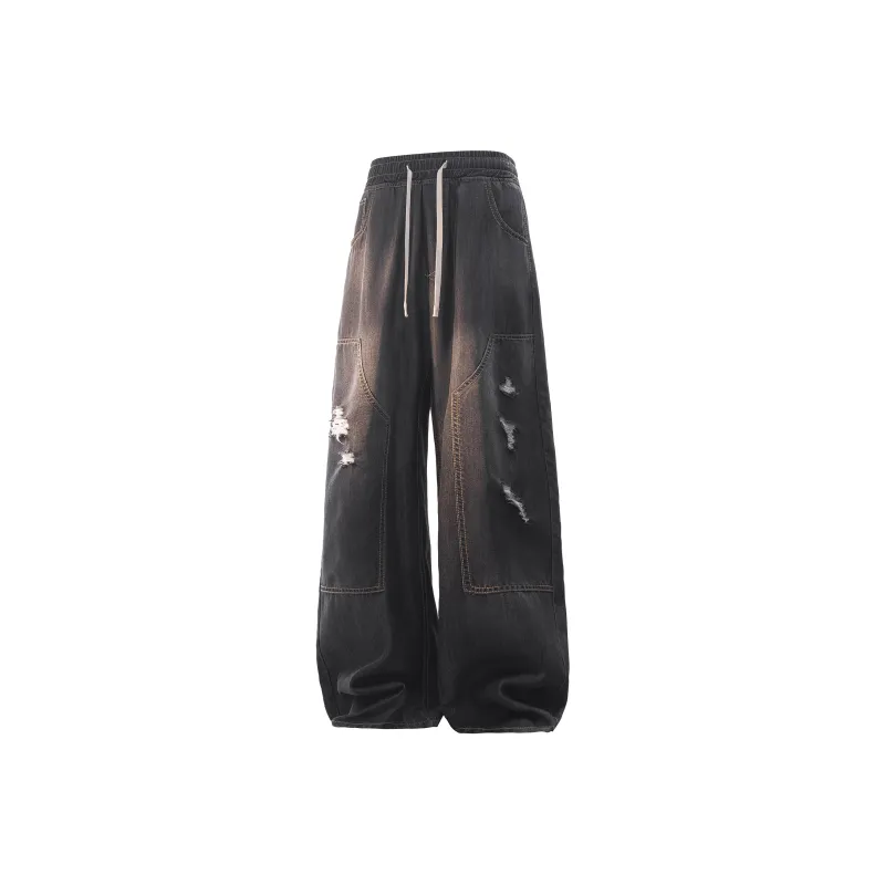 KEIRANDUN Jeans Unisex-4