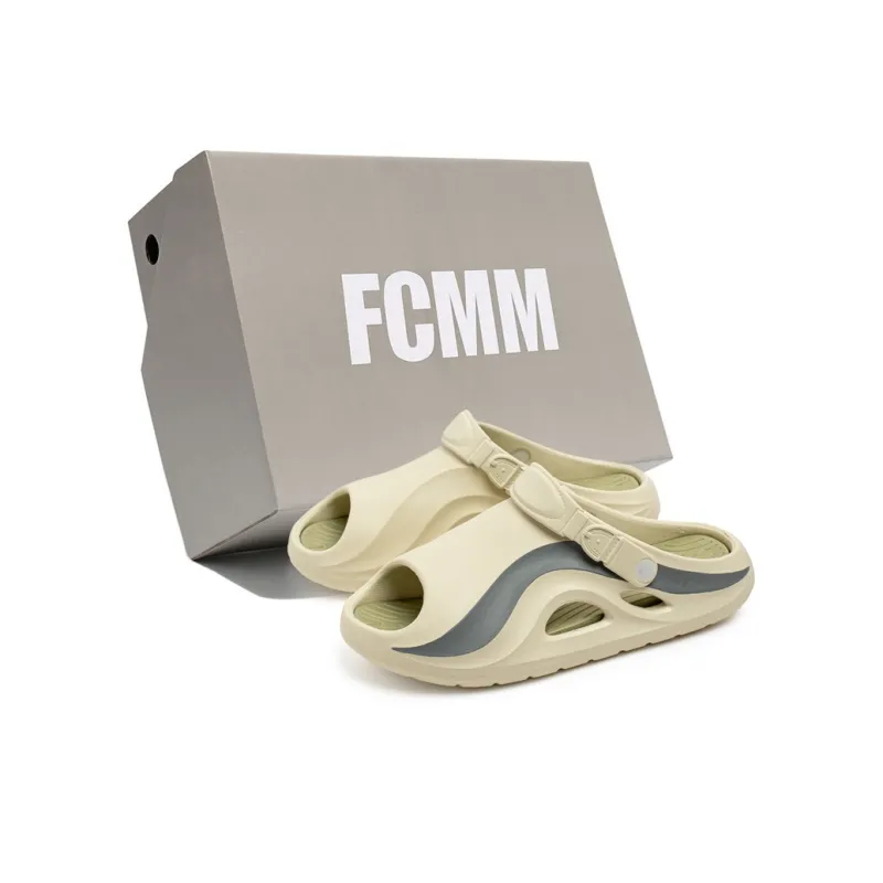 FCMM Beach Sandals Men Black Gray/Black Green/Khaki Gray/Khaki Brown-12