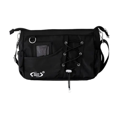 Rosyposy Waterproof Memory Cloth Crossbody Bag, Shoulder Bag Regular Women's Black