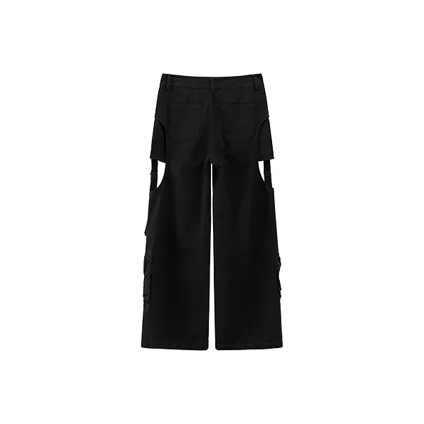 CHUU Casual Pants Women's Black-1